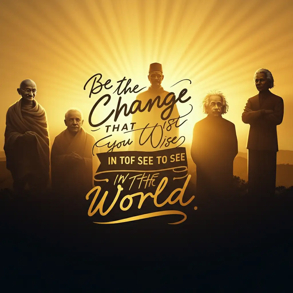 A powerful montage of famous leaders like Martin Luther King Jr. and Nelson Mandela for a post on their inspirational quotes about leadership and success.