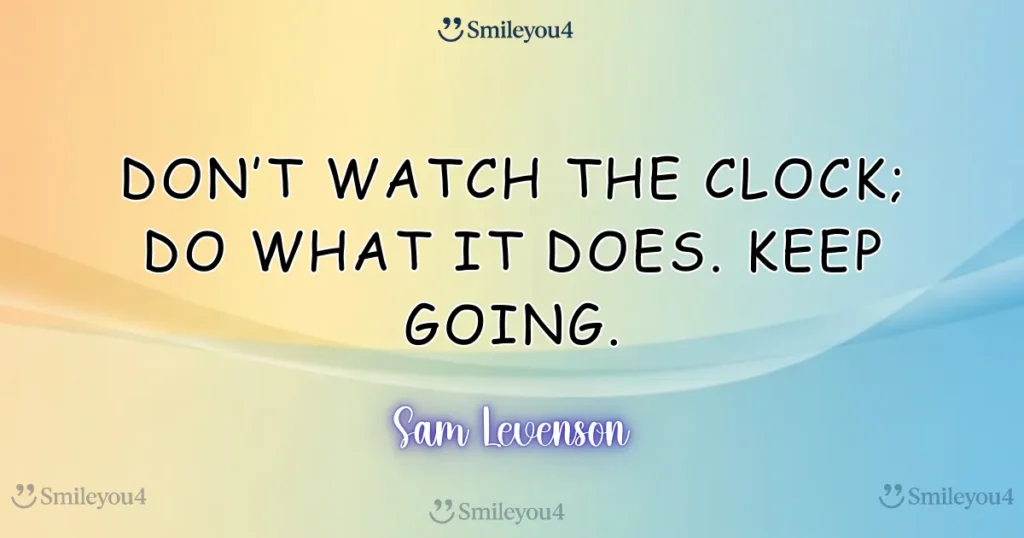 Stop Watching Time and Start Making Progress The Life-Changing Power of Persistence